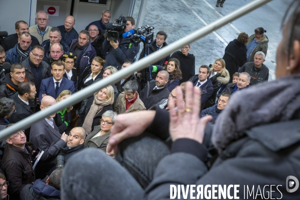 Emmanuel Macron à Amiens