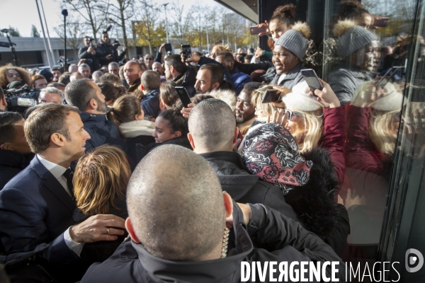 Emmanuel Macron à Amiens
