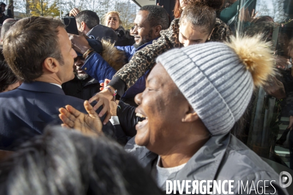 Emmanuel Macron à Amiens