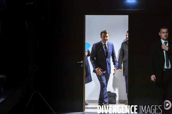 Emmanuel Macron à Amiens