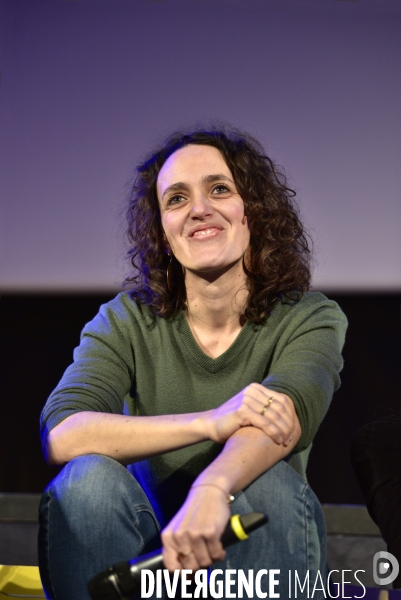Le film LA DERNIERE VIE DE SIMON présenté par la scénariste Sabrina B KARINE, et les comédiens Camille CLARIS et Martin KARMANN. The film THE LAST LIFE OF SIMON presented by screenwriter Sabrina B KARINE, and actors Camille CLARIS and Martin KARMANN