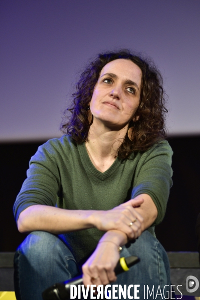 Le film LA DERNIERE VIE DE SIMON présenté par la scénariste Sabrina B KARINE, et les comédiens Camille CLARIS et Martin KARMANN. The film THE LAST LIFE OF SIMON presented by screenwriter Sabrina B KARINE, and actors Camille CLARIS and Martin KARMANN