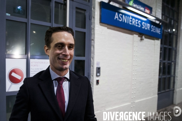 Jean-Baptiste DJEBBARI à la rencontre d agents de la SNCF.