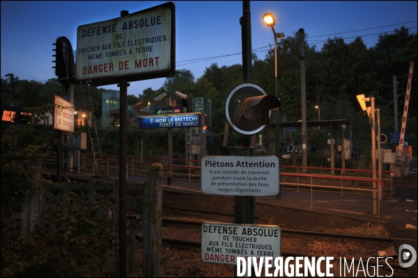 Voyage dans les Tranciliens de la SNCF le long de la ligne L.