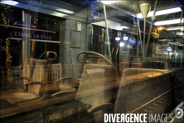 Voyage dans les Tranciliens de la SNCF le long de la ligne L.