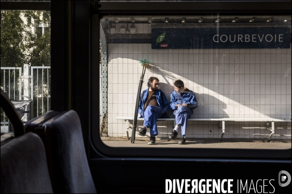 Voyage dans les Tranciliens de la SNCF le long de la ligne L.