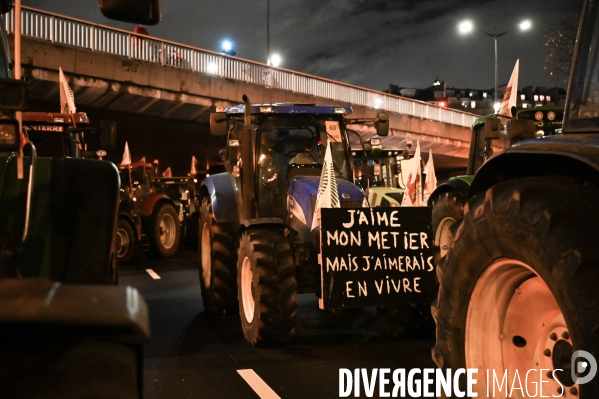 Manifestation des agriculteurs