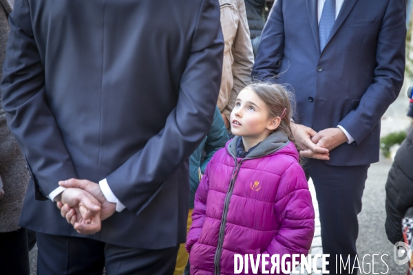 Emmanuel Macron , grand debat national à Greoux-les-bains