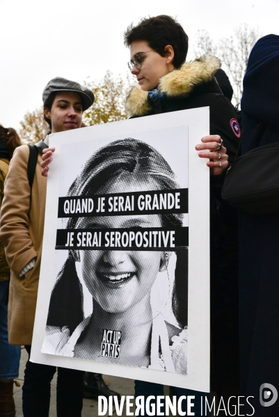 Journée mondiale de lutte contre le SIDA, Paris