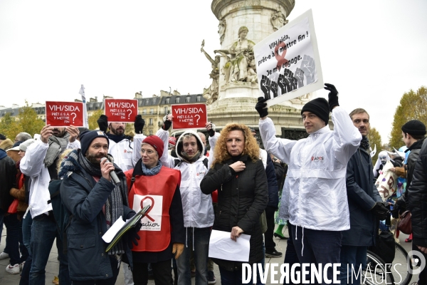 Journée mondiale de lutte contre le SIDA, Paris