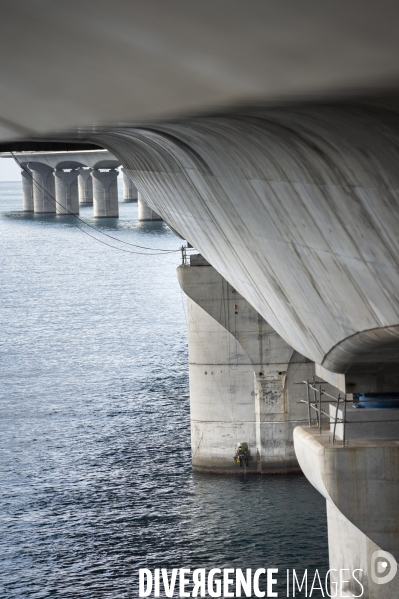 Chantier de la Nouvelle Route du littoral