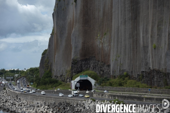 Chantier de la Nouvelle Route du littoral