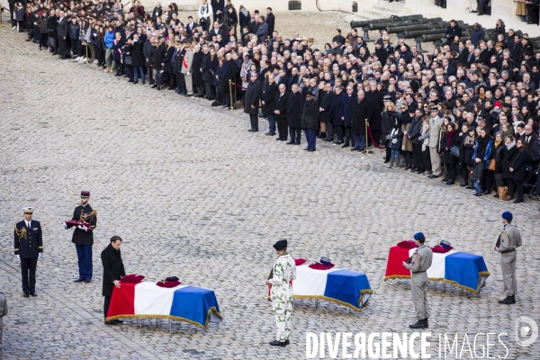 L Hommage national aux treize militaires morts pour la France en opération au Mali