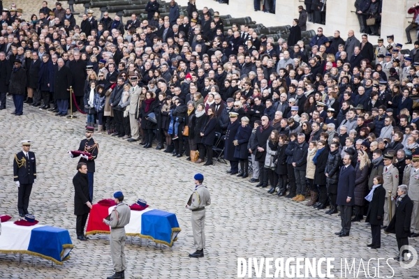 L Hommage national aux treize militaires morts pour la France en opération au Mali