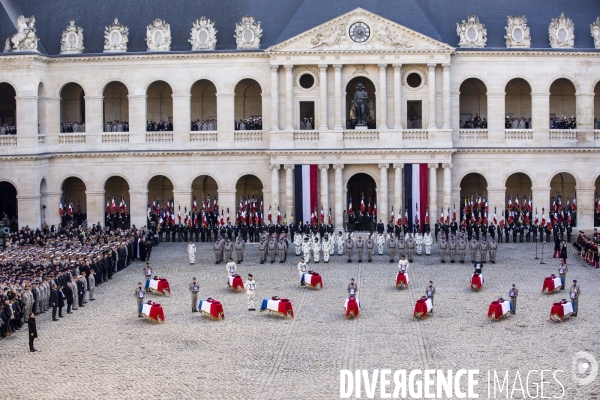 L Hommage national aux treize militaires morts pour la France en opération au Mali