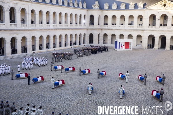 L Hommage national aux treize militaires morts pour la France en opération au Mali