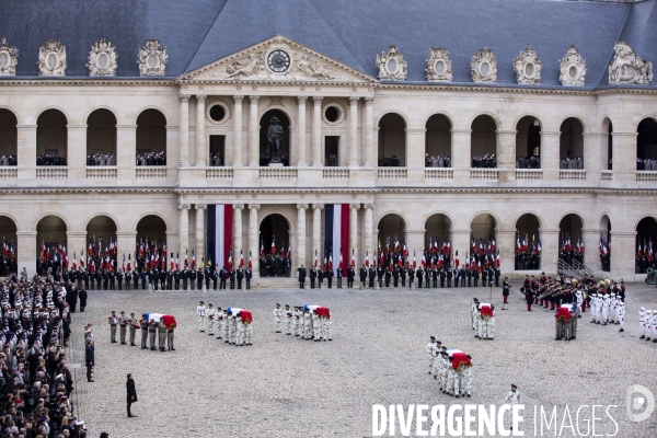 L Hommage national aux treize militaires morts pour la France en opération au Mali