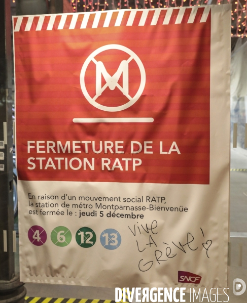 Gare montparnasse pas de trains ni metros