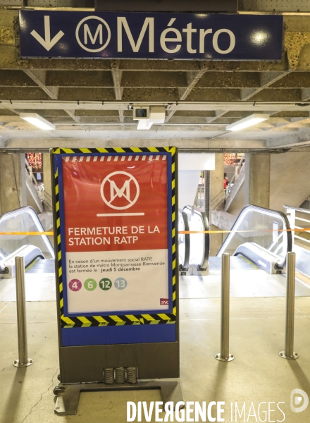 Gare montparnasse pas de trains ni metros