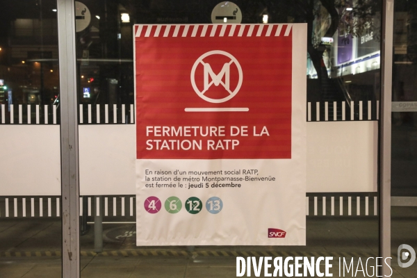 Gare montparnasse pas de trains ni metros