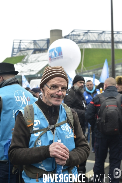 Grève du 5 décembre 2019 à Paris. National strike of 5 December 2019 in Paris.