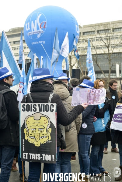 Grève du 5 décembre 2019 à Paris. National strike of 5 December 2019 in Paris.