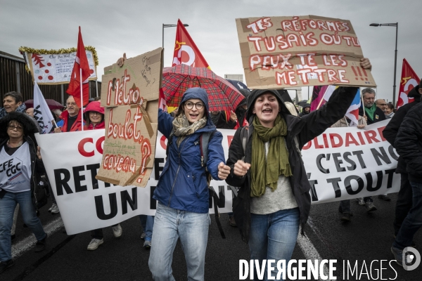 Manifestation Retraites  Perpignan