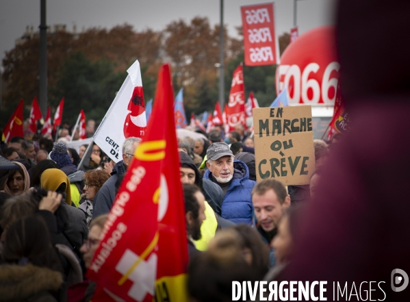 Manifestation Retraites  Perpignan