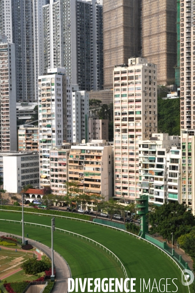 L hippodrome d Happy Valley, Hong Kong