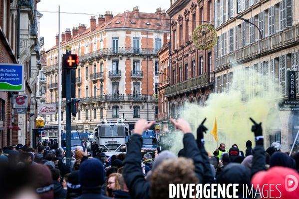 Toulouse : Manifestation contre la réforme des retraites