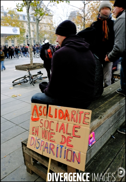 Manifestation contre la réforme des retraites.