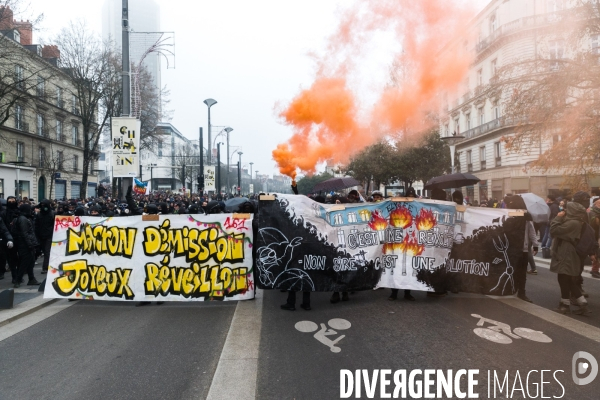 Manifestation contre la réforme des retraites à Nantes