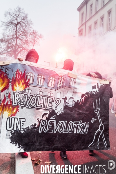 Manifestation contre la réforme des retraites à Nantes