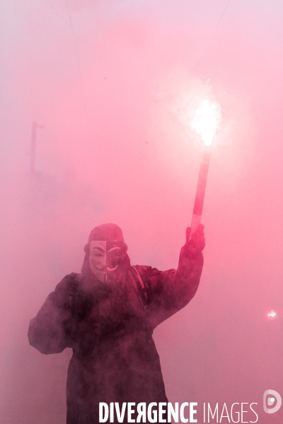 Manifestation contre la réforme des retraites à Nantes