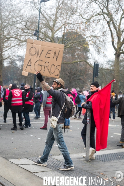 Manifestation contre la réforme des retraites à Nantes