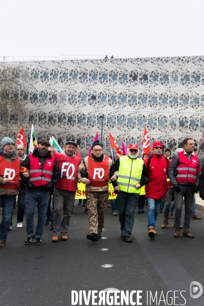 Manifestation contre la réforme des retraites à Nantes