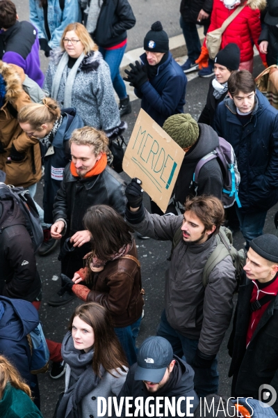 Manifestation contre la réforme des retraites à Nantes