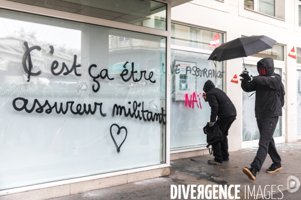 Manifestation contre la réforme des retraites à Nantes