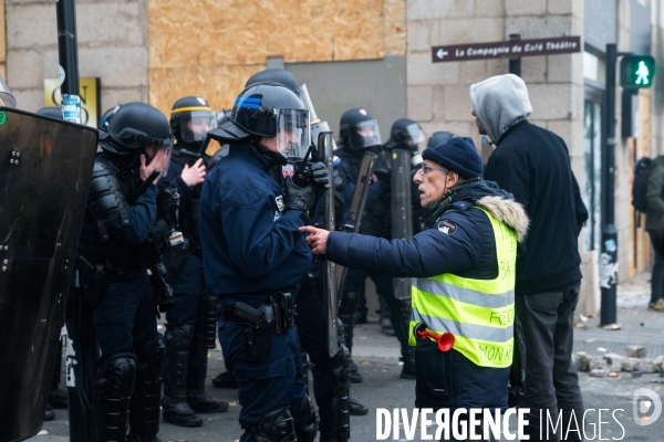 Manifestation contre la réforme des retraites à Nantes