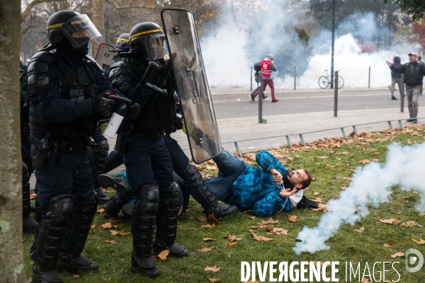 Manifestation contre la réforme des retraites à Nantes