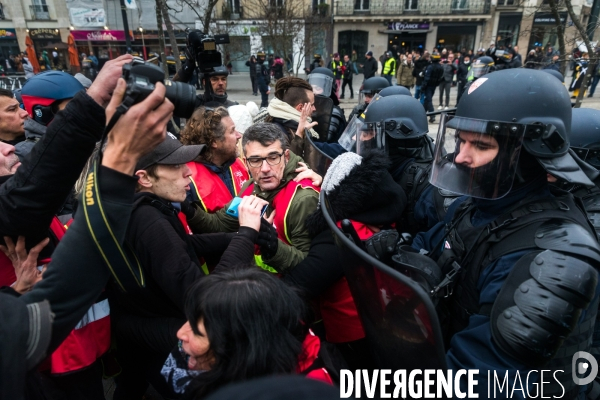 Manifestation contre la réforme des retraites à Nantes