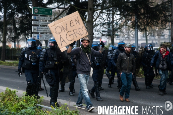 Manifestation contre la réforme des retraites à Nantes