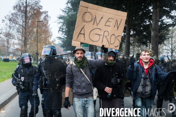 Manifestation contre la réforme des retraites à Nantes