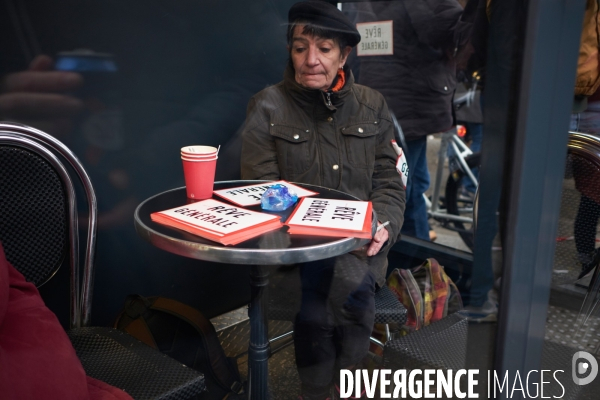 Manifestation contre la réforme des retraites le 05 Décembre 2019 à Paris