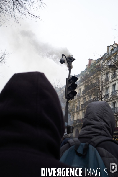 Manifestation contre la réforme des retraites le 05 Décembre 2019 à Paris