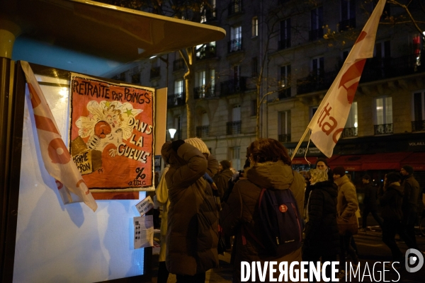 Manifestation contre la réforme des retraites le 05 Décembre 2019 à Paris