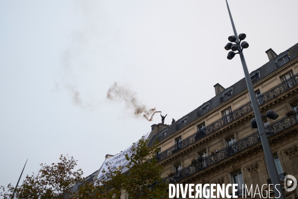 Manifestation contre la réforme des retraites le 05 Décembre 2019 à Paris