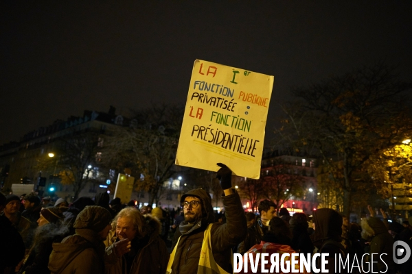 Manifestation contre la réforme des retraites le 05 Décembre 2019 à Paris