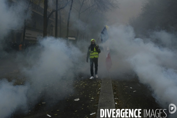 Manifestation contre la réforme des retraites Paris 2019. Protests Against Pension Reforms in Paris.