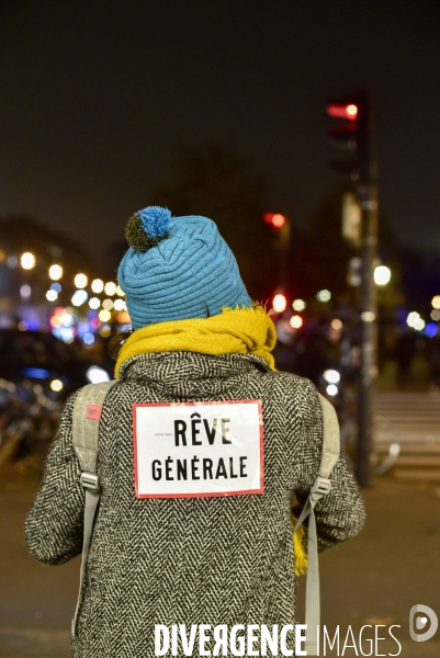 Manifestation pour la Grève du 5 décembre 2019 à Paris. National strike of 5 December 2019 in Paris.